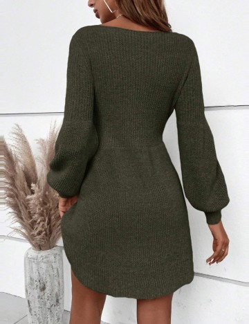 Rochie mini Shein, kaki