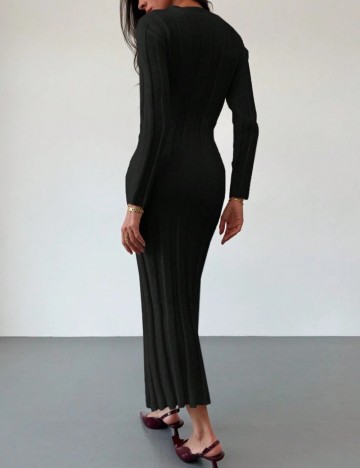 Rochie tricotată Shein, negru