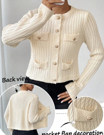 Cardigan Shein, crem