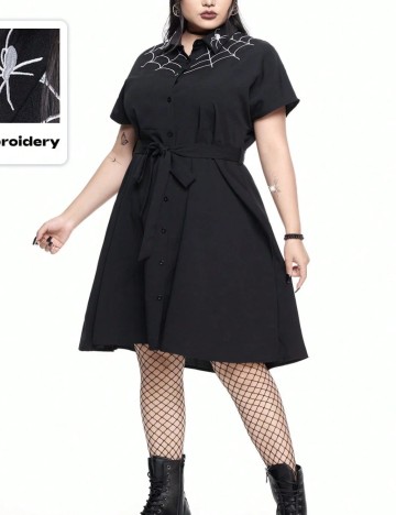 Rochie mini Shein Romwe, negru