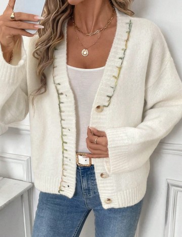 Cardigan Shein, crem