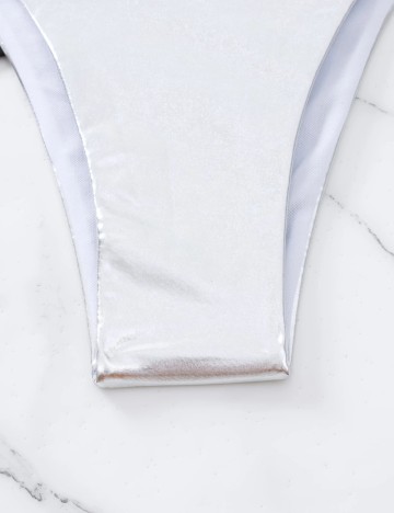 Slip Shein, argintiu