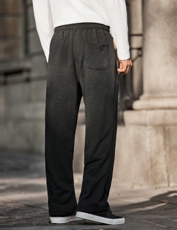 Pantaloni Shein MANFINITY, negru