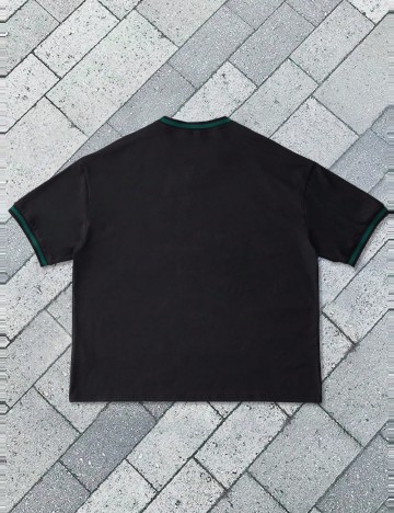 Tricou Shein MANFINITY, negru