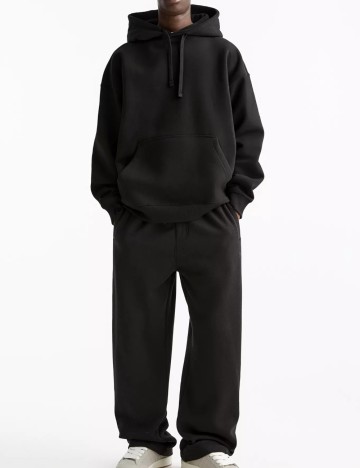 Pantaloni Pull&Bear, negru