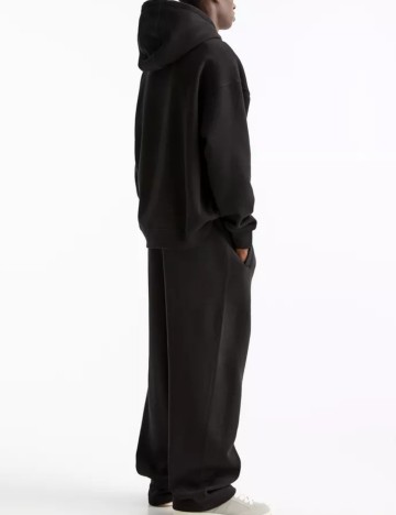 Pantaloni Pull&Bear, negru