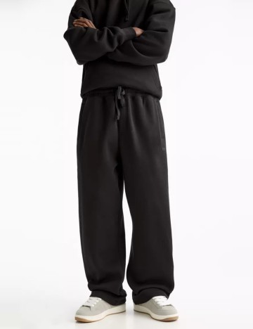 Pantaloni Pull&Bear, negru