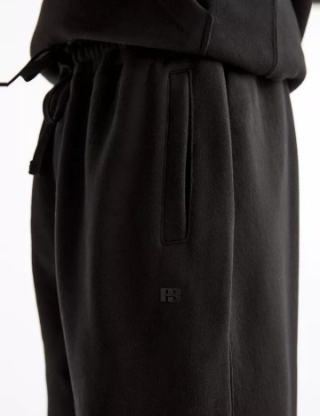 Pantaloni Pull&Bear, negru