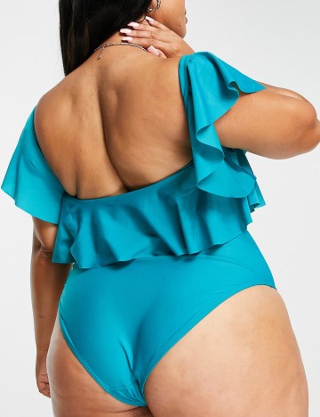 Costum de baie întreg ASOS, albastru