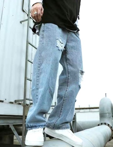 Jeans Shein, albastru