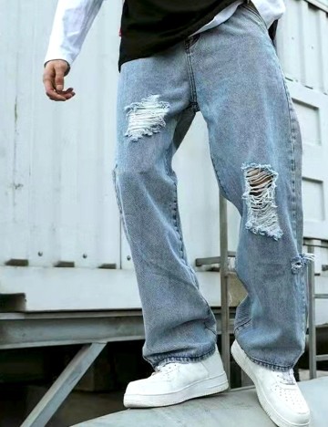 Jeans Shein, albastru