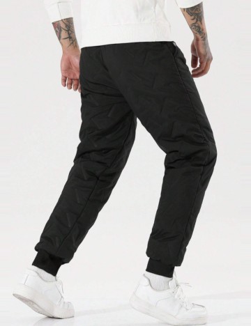 Pantaloni Shein MANFINITY, negru