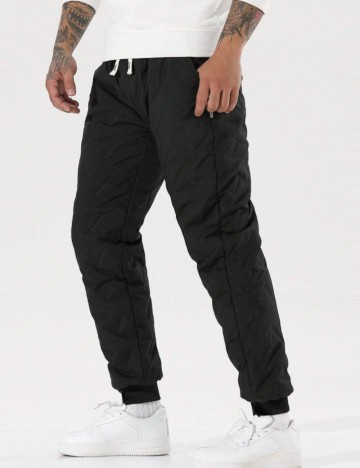 Pantaloni Shein MANFINITY, negru