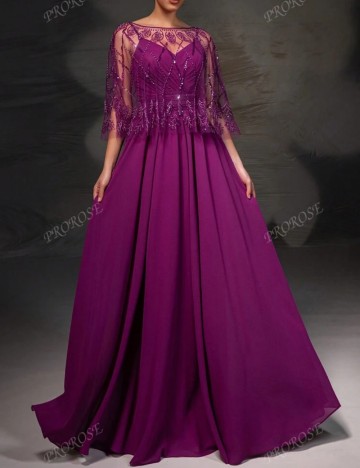 Rochie de ocazie Shein, mov
