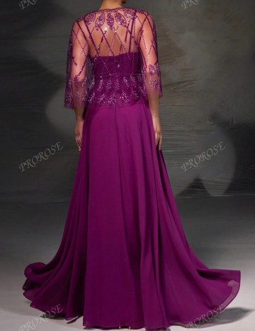 Rochie de ocazie Shein, mov