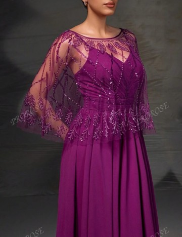 Rochie de ocazie Shein, mov