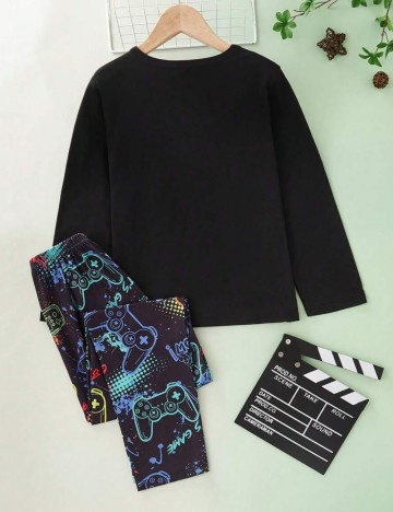 Compleu pijamale Shein, mix culori