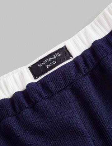 Pantaloni Shein MOD, albastru