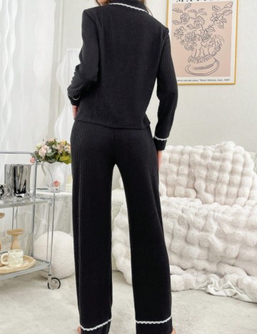 Compleu pijamale Shein, negru