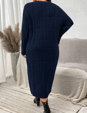 Rochie maxi Shein Curve+, albastru