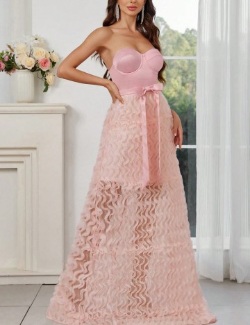 Rochie maxi Shein, roz