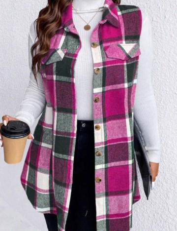 Vestă Shein Curve+, mix culori