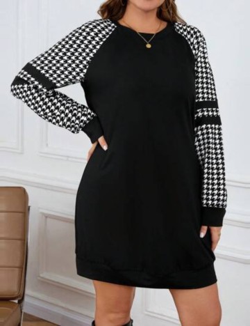 Rochie mini Shein Curve+, mix culori