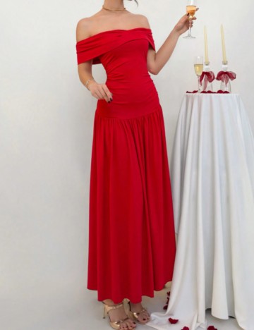 Rochie maxi Shein, roșu