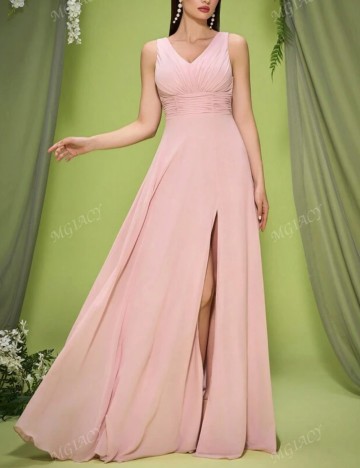 Rochie maxi Shein, roz