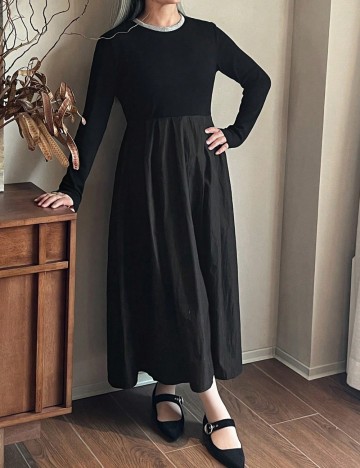 Rochie maxi Shein DAZY, negru