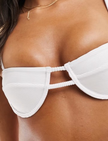 Sutien costum baie ASOS, alb