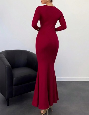 Rochie maxi Shein, vișiniu