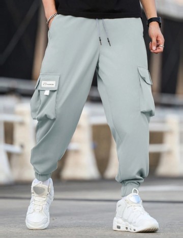 Pantaloni Shein, albastru