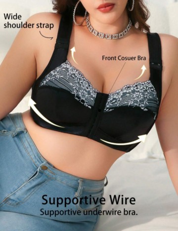 Sutien Shein Curve+, negru