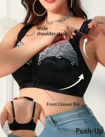 Sutien Shein Curve+, negru