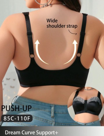 Sutien Shein Curve+, negru