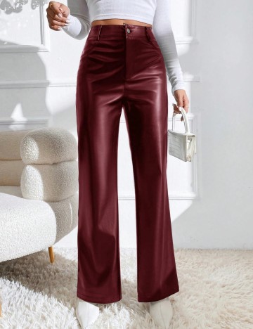 Pantaloni Shein, vișiniu