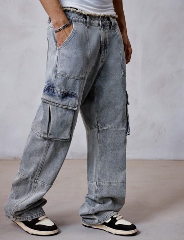 Jeans Shein, albastru