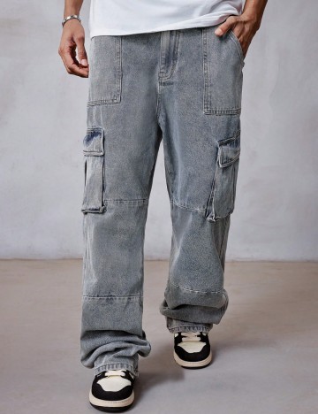 Jeans Shein, albastru