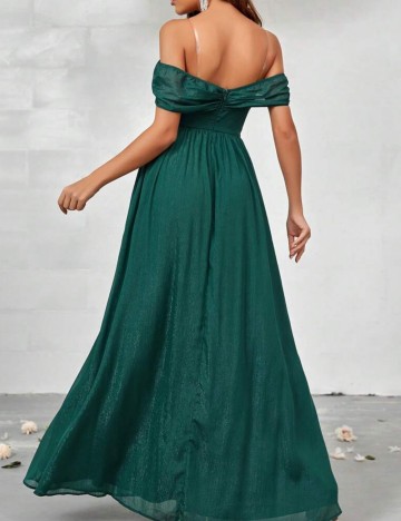 Rochie de ocazie Shein Belle, verde