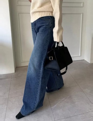 Jeans Shein DAZY, albastru