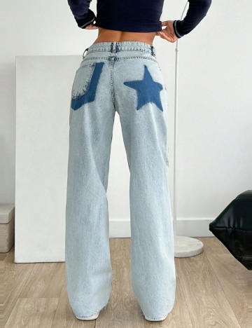 Jeans Shein, albastru