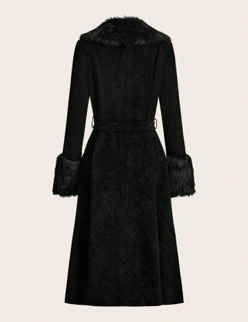 Palton Shein Curve+, negru