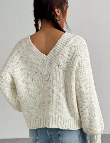 Pulover Shein, crem