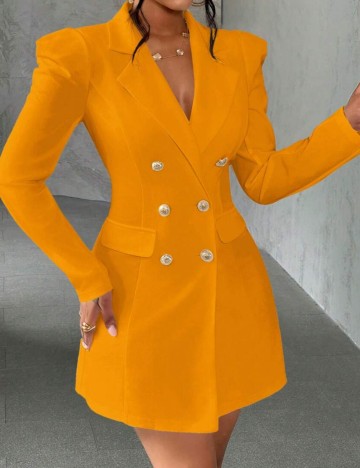 Rochie Tip Sacou Shein, galben