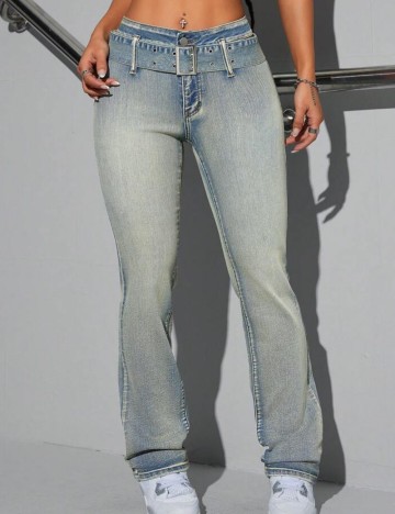 Jeans Shein, albastru