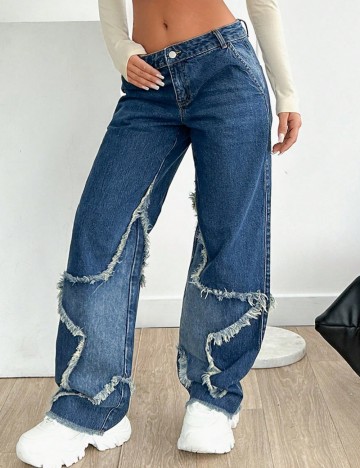 Jeans Shein, albastru