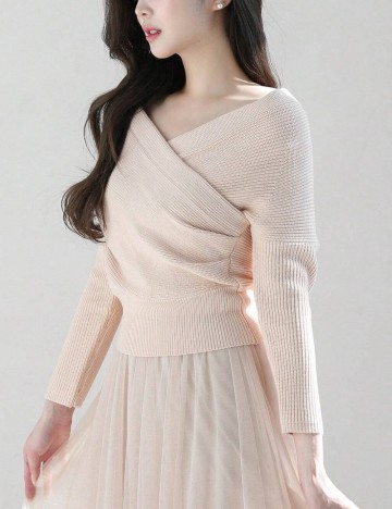 Pulover Shein, crem