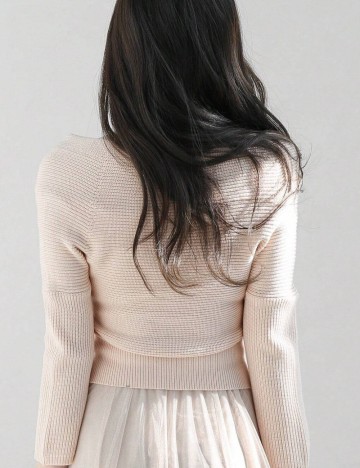 Pulover Shein, crem