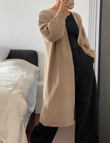 Cardigan Shein DAZY, bej